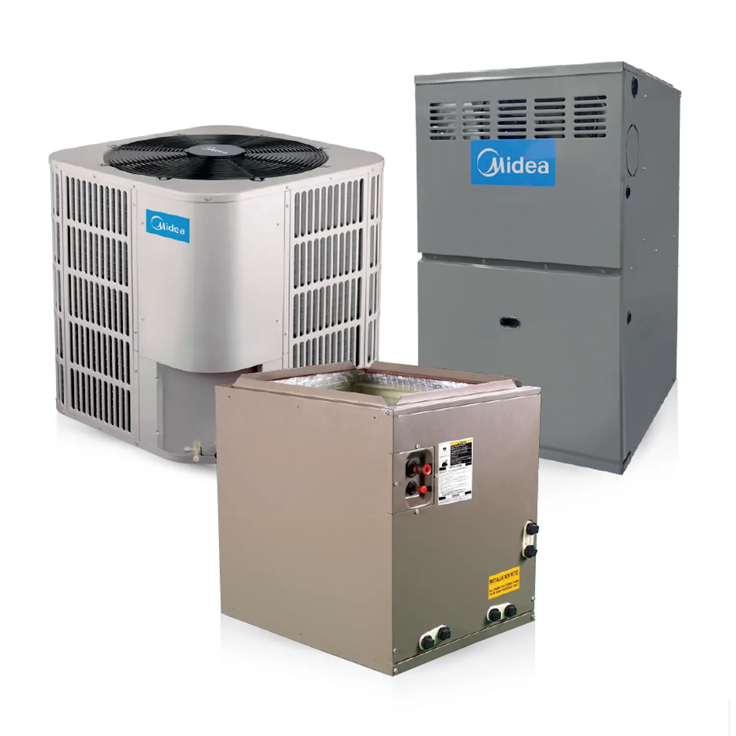 Midea Calefactor a Gas + Conjunto de Frío 80.000 kcal/h